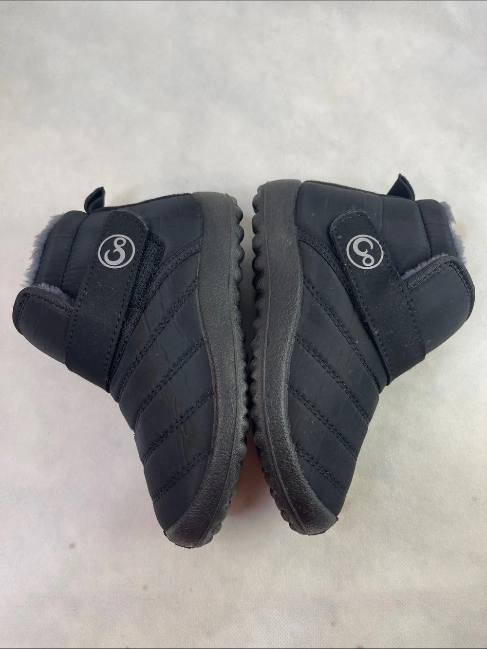 Aomigoct Snow Bootie Waterproof 10 Toddler Little Kid Boot Black